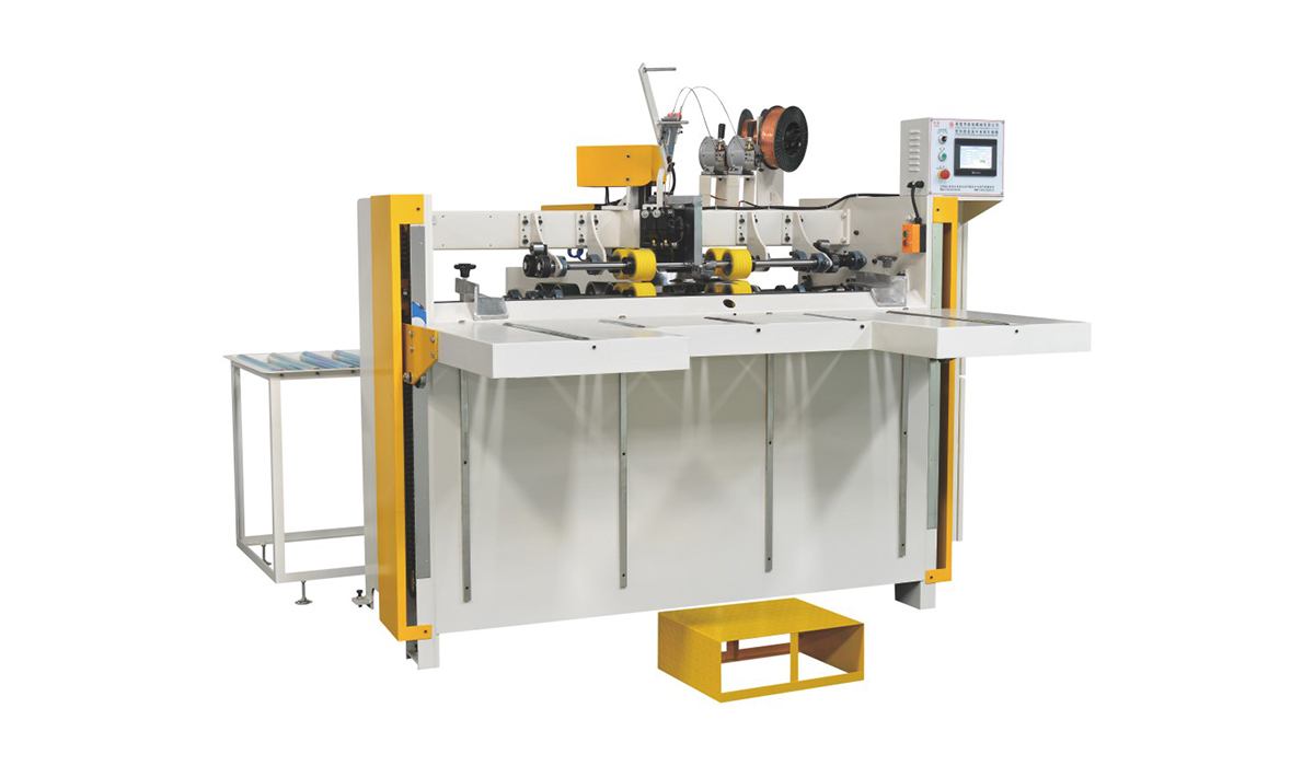 AXD-028雙伺服高速半自動釘箱機(jī)