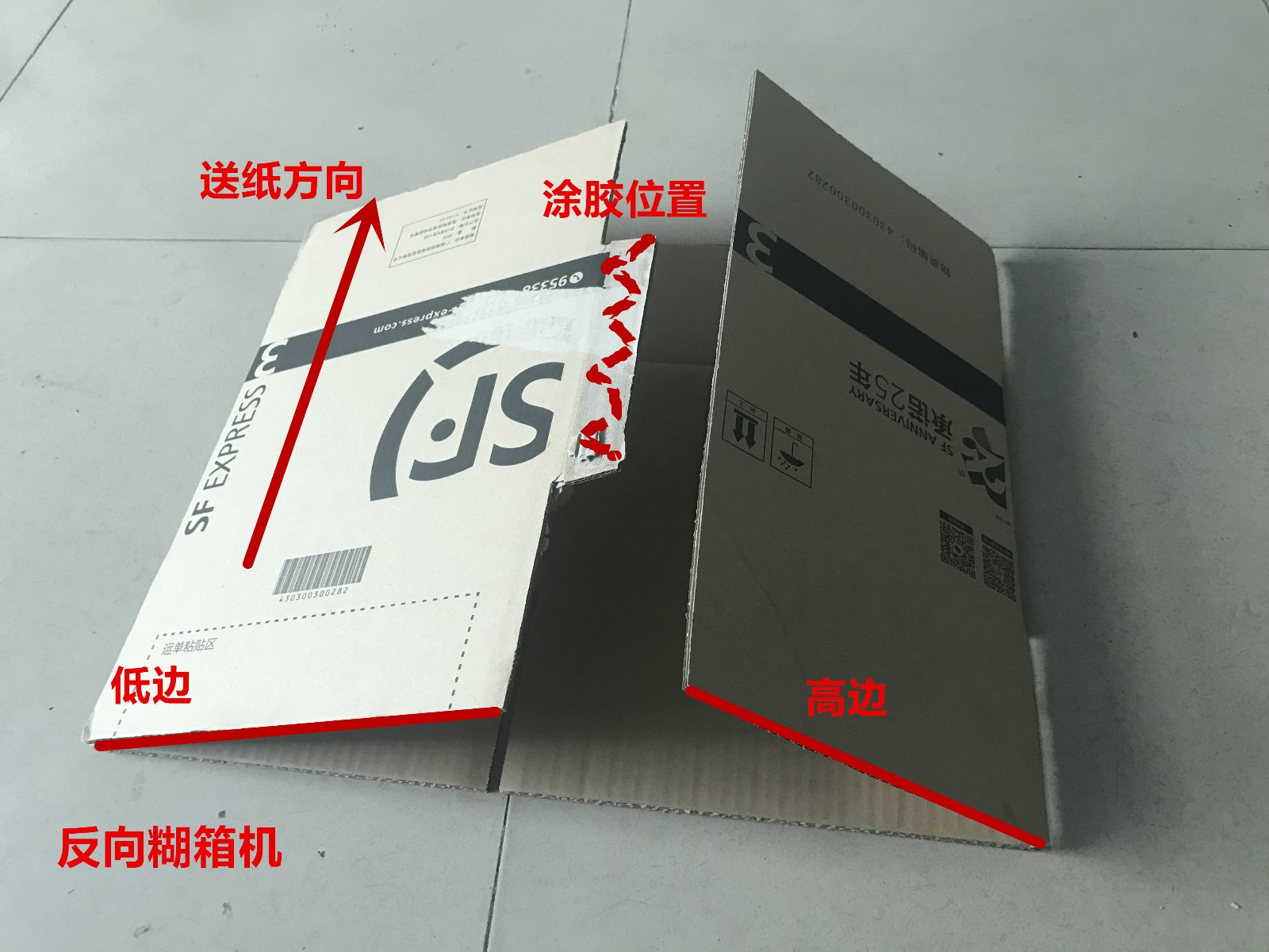 半自動(dòng)糊箱機(jī)定制款介紹